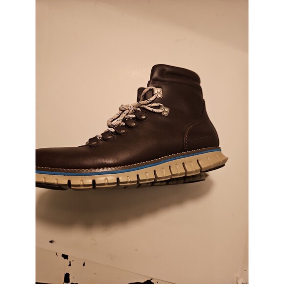 Cole Haan Zerogrand Lace Up Boots Size 9.5 Brown Leather Waterproof C33960 NEW main image 14